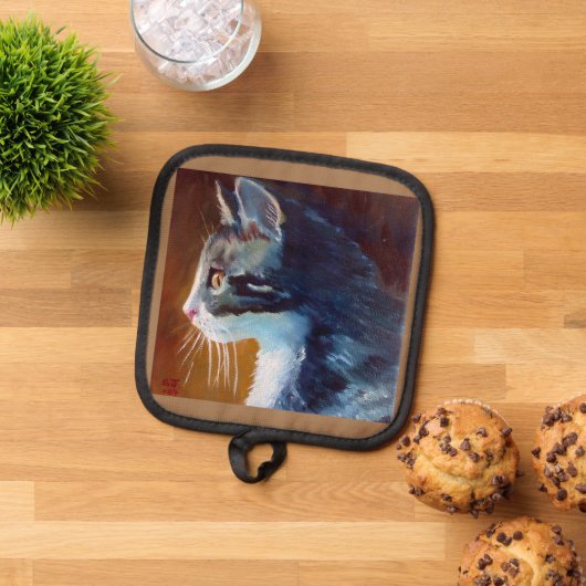 Snowbell in de zon, Oven Mitts & Pot Houders (Top down)