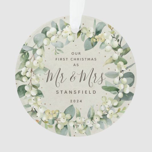 Snowberries - Notre premier Noël Mr & Mrs Photo (devant)