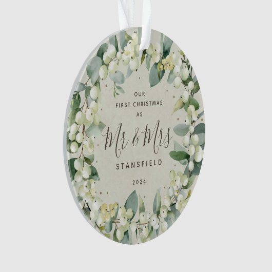 Snowberries - Notre premier Noël Mr & Mrs Photo (devant)