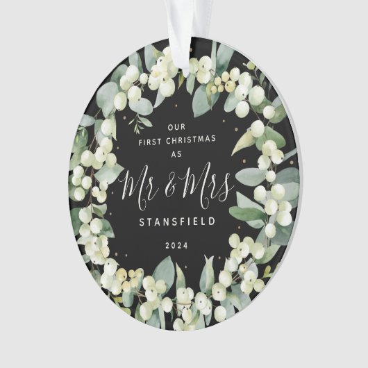 Snowberries - Notre premier Noël Mr & Mrs Photo (devant)