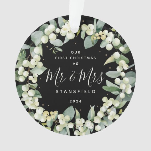 Snowberries - Notre premier Noël Mr & Mrs Photo (devant)