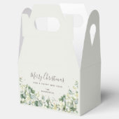 Snowberry + Eucalyptus Kerstfeestdag feestforel Bedankdoosjes (Geopend)