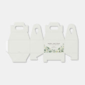 Snowberry + Eucalyptus Kerstfeestdag feestforel Bedankdoosjes (Uitgevouwen)