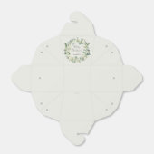 Snowberry + Eucalyptus Kerstfeestdag feestforel Bedankdoosjes (Uitgevouwen)