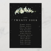 Snowberry+Eucalyptus Numéro de table Carte de sièg (Devant)