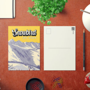 Snowbird Ski Area Winter Utah Briefkaart