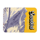 Snowbird Ski Area Winter Utah  Magneet (Horizontaal)