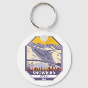 Snowbird Ski Area Winter Utah Sleutelhanger