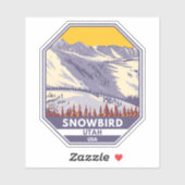Snowbird Ski Area Winter Utah Sticker (Vel)