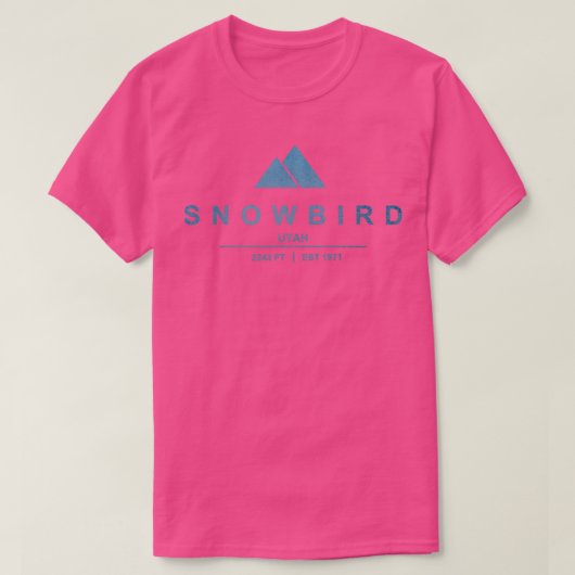 Snowbird Ski Resort Utah Essential T-shirt (Design voorkant)