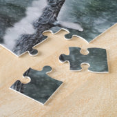 Snowbird Tufred Titsouris Oiseau Art Puzzle (Côté)