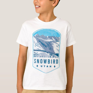Snowbird Utah Ski Badge T-shirt