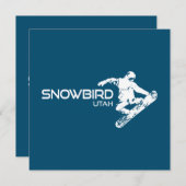 Snowbird Utah Snowboarder (Voorkant / Achterkant)