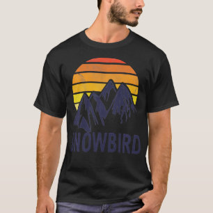 Snowbird Utah USA Ski Resort Snowboarden T-shirt