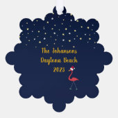 Snowbird's Kerstmis Ornament Kaart (Achterkant)