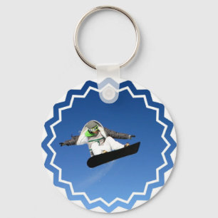 snowboard-1 sleutelhanger