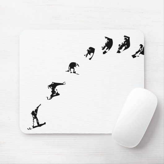 Snowboard 360 muismat (Met muis)