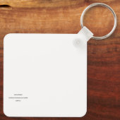 Snowboard Adventure at Sunset, Sleutelhanger (Achterkant)