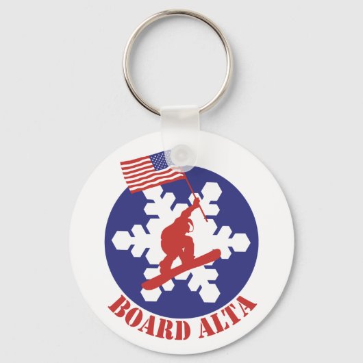 Snowboard Alta Sleutelhanger (Voorkant)