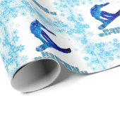 Snowboard Anniversaire Cadeau Papier à envelopper (Coin rond)