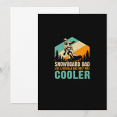 snowboard_dad_like_a_regular_dad_only_way_cooler save the date (Voorkant / Achterkant)