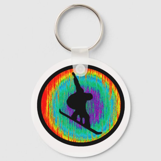 Snowboard de Savoring Sleutelhanger (Voorkant)