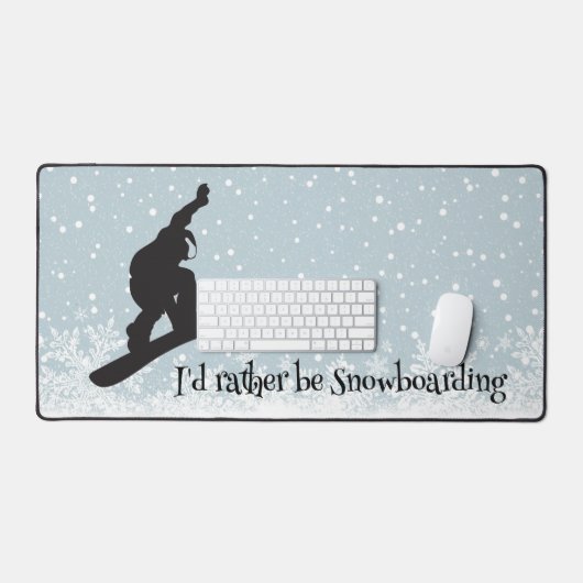Snowboard Design Desk Mat (Clavier et souris)