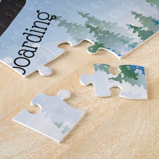 Snowboard Design Jigsaw Puzzle (Côté)