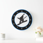 Snowboard Design Mur Horloge (Maison)