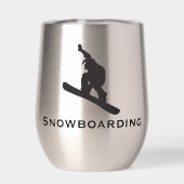 Snowboard Design Vin Thermique Tumbler (Arrière)