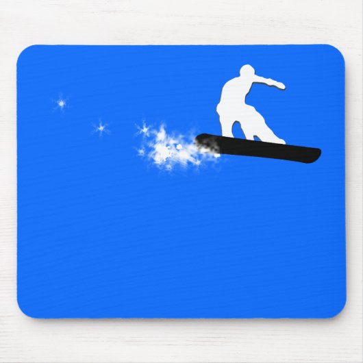 snowboard. eenvoudig. muismat (Voorkant)