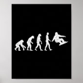 Snowboard Evolution - Snowboarden liefhebbers Wint Poster (Voorkant)