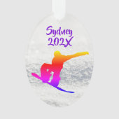 Snowboard Femme Modèle photo Oval (devant)