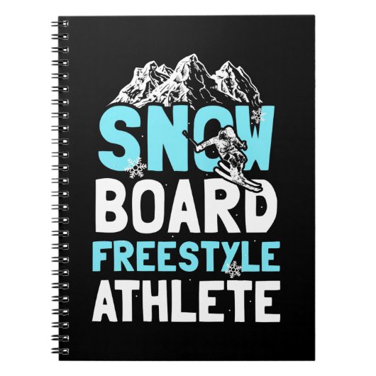 Snowboard Freestyle Athlete Notitieboek (Voorkant)
