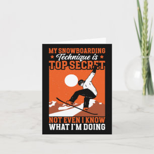 Snowboard Funny Mijn Snowboarden Techniek Kaart