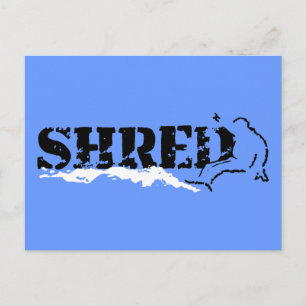 snowboard : geslepen briefkaart