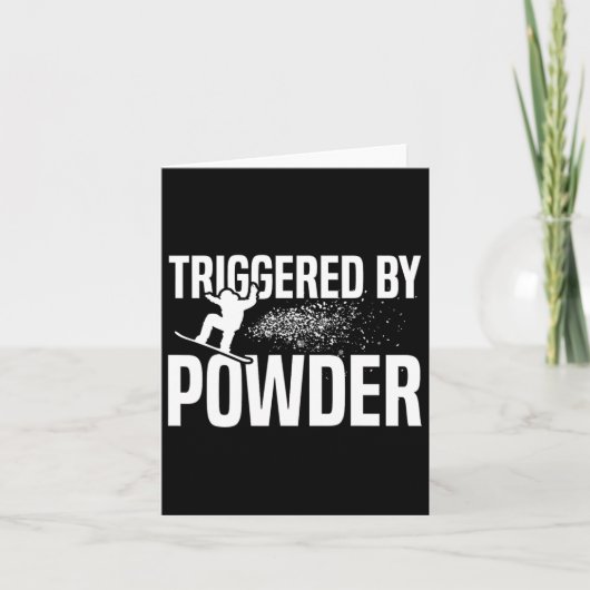 Snowboard getriggerd door poeder 1 kaart (Voorkant)