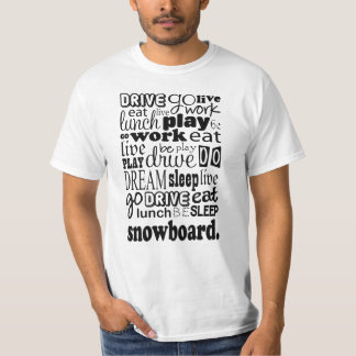 Snowboard Gift T-shirt