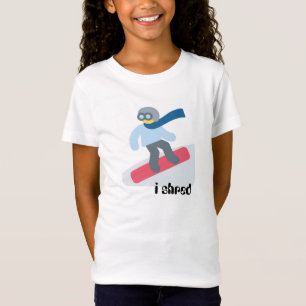 Snowboard Grafische Kinderen T-Shirt