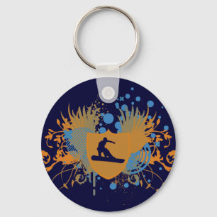 Snowboard. hi-fi. v.3 sleutelhanger