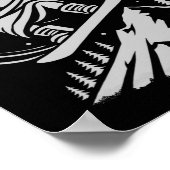 Snowboard Jesus Christ Snowboarding Rizzin' Snow C Poster (Hoek)