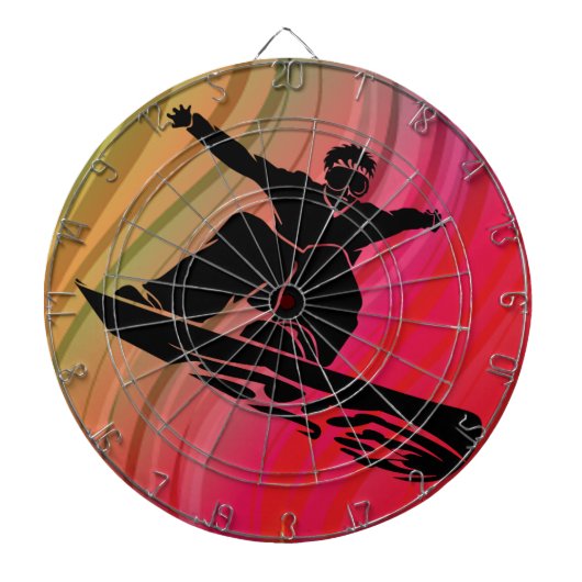 Snowboard Jump Dartbord (Voorkant)