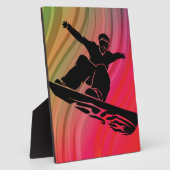 Snowboard Jump Fotoplaat (Zijkant)