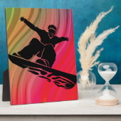 Snowboard Jump Fotoplaat (Zijkant)