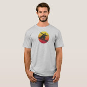 Snowboard Jump Retro T-shirt (Voorkant volledig)