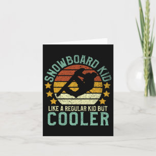 Snowboard Kinder Grappig Snowboarden Gezegde G Kaart
