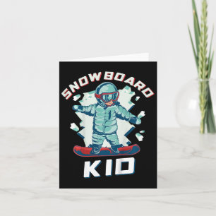 Snowboard Kleding Kinder Uni 2t Zwarte Cartoon Sno Kaart