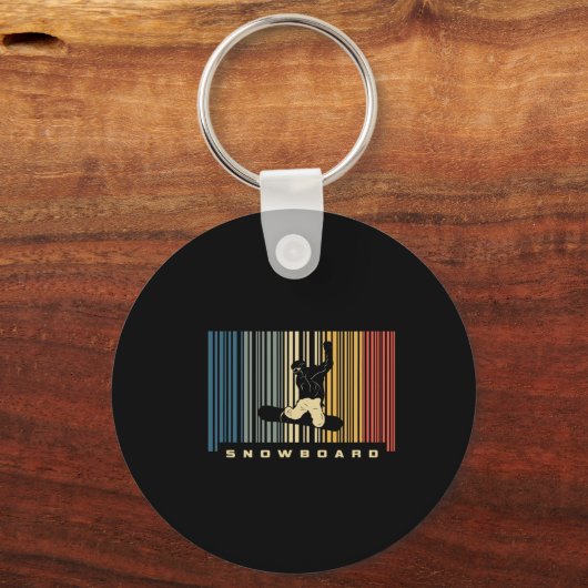 Snowboard Kleding - Snowboarder Snowboard Sleutelhanger (Voorkant)