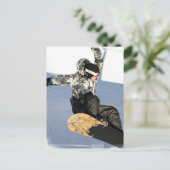 Snowboard Launch Briefkaarten (Staand voorkant)