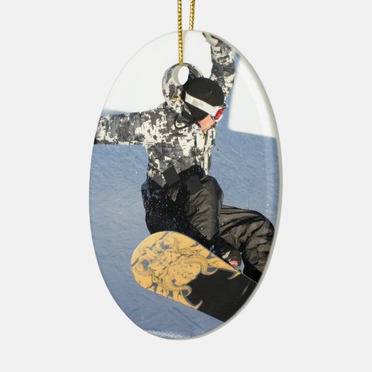 Snowboard Launch Ornament (Links)